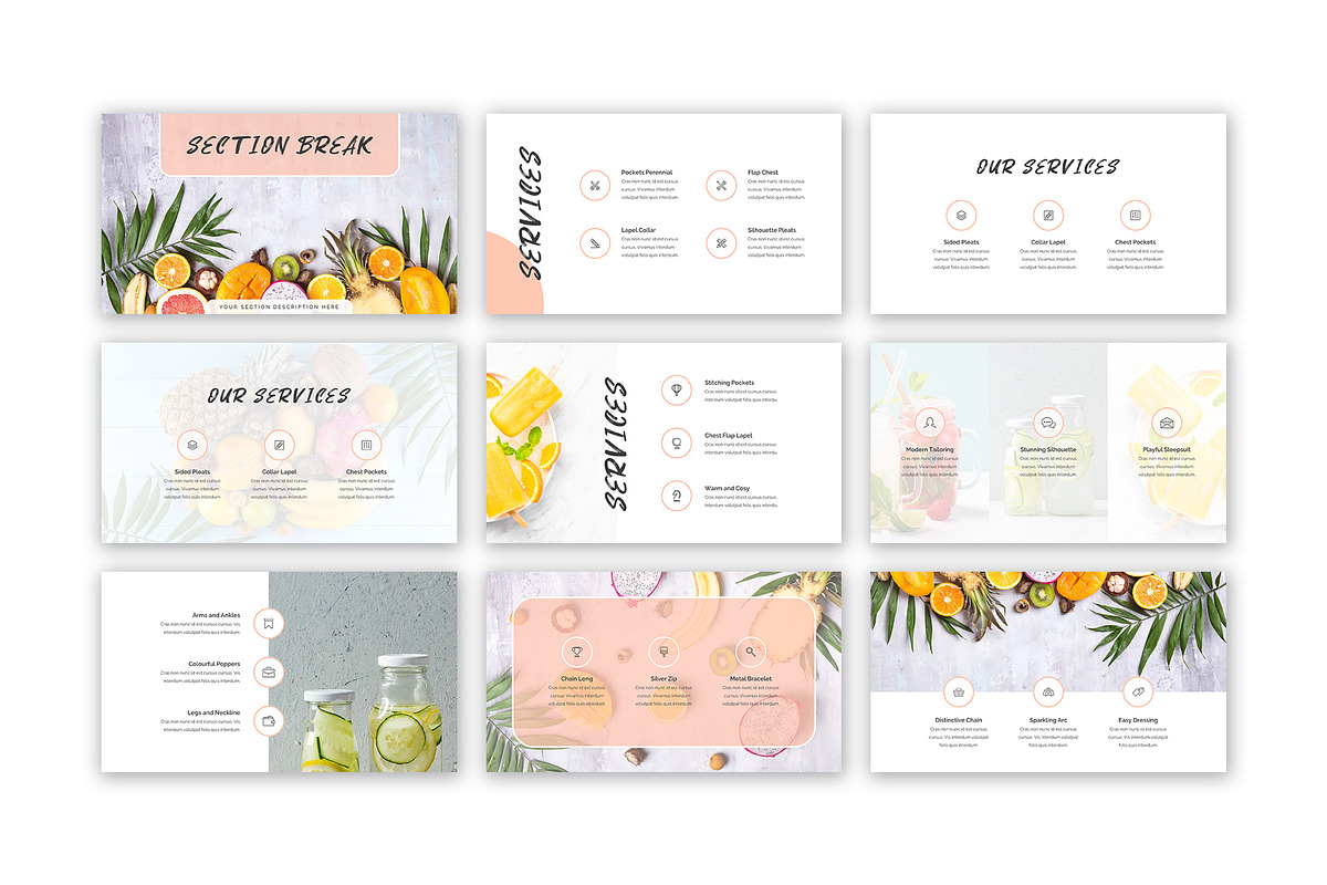 Nectarine Keynote Presentation, a Presentation Template by SlideStation (Photo 6 of 12)