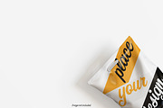 Paper bag white color mockup bundles, a Packaging Mockup by Ambo Ampeng (Thumbnail 9 of 32)
