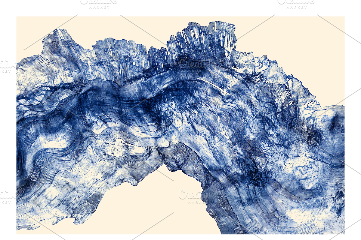 Bimo Co. 3 · Blue Organic Textures, a Texture Illustration by milatovar (Photo 18 of 24)