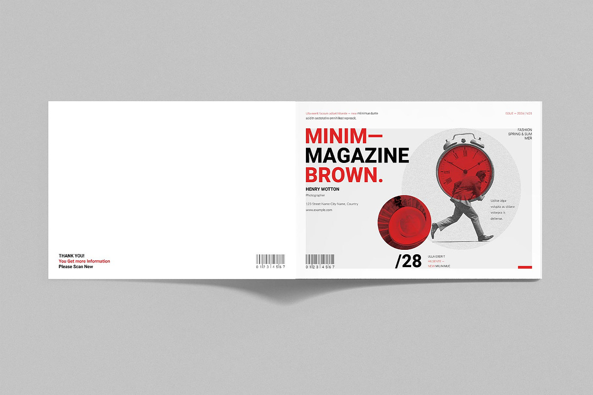 Fashion Magazine Template | Canva, a Magazine Template by ElvinPrint (Photo 14 of 15)