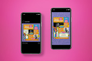 Talk Show Podcast Flyer Set, a Flyer Template by graphicook (Thumbnail 3 of 3)