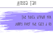 Alyssa Tall Handwriting, a Script Font by ElizabethJournals (Thumbnail 2 of 2)