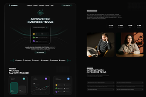 Taskco AI Saas Webflow Template, a HTML Template by PSDFY