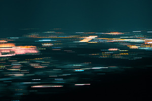 Blurred motion city light  backgroun featuring light, night lights, and