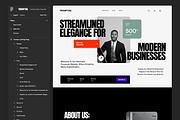 Trompton - Landing Page UI Kit, an UI Kit Template by Dirtytemp Studio (Thumbnail 2 of 6)