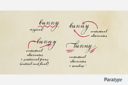 Aphrosine, a Script Font by Paratype (Thumbnail 6 of 8)