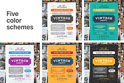 Vintage Party Poster Template, a Flyer Template by Danil Polshin (Thumbnail 6 of 7)