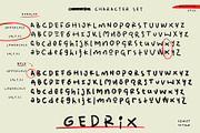 Gedrix - Mediocre Handwritten Font, a Handwritten Font by SemutHitam Creative (Thumbnail 6 of 9)