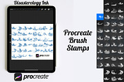 Ocean Sea Waves Set 1 Procreate, a Brush Add-On by Disasterology Ink (Thumbnail 3 of 10)