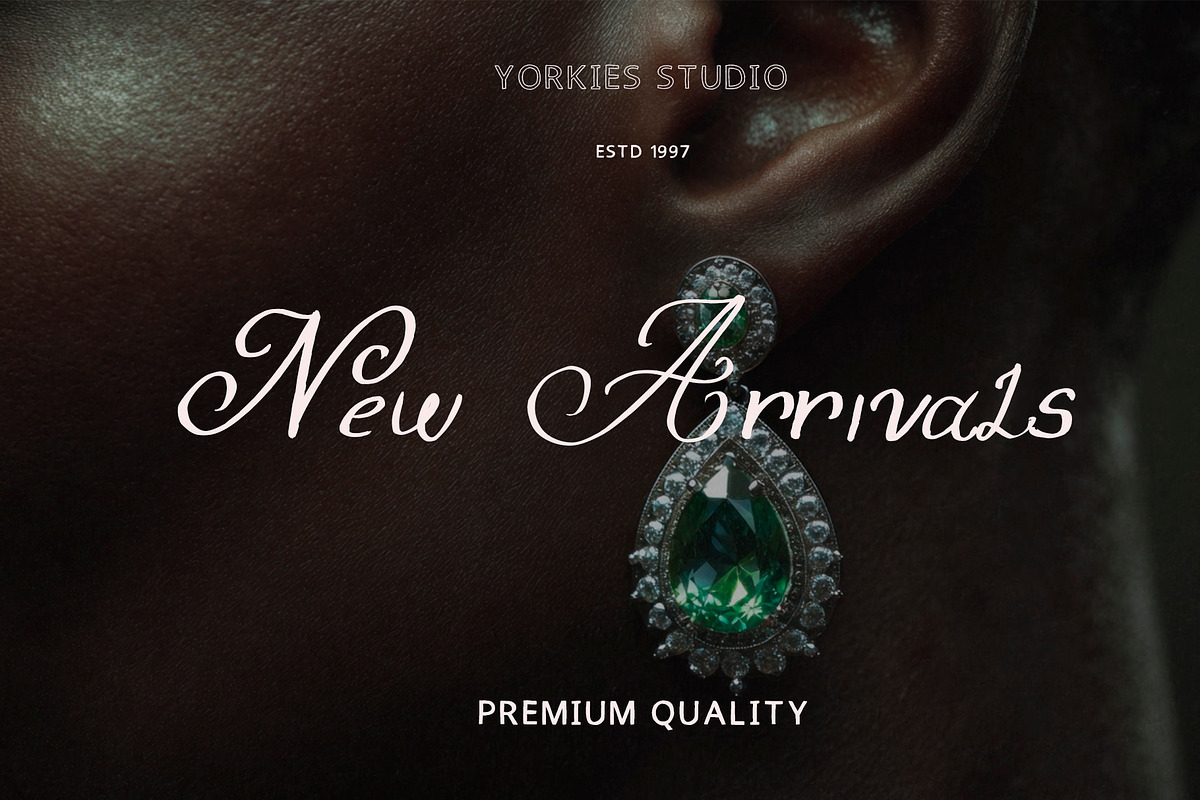 4 in 1 New York Story Retro Fonts, a Script Font by Ashiya Pixel (Photo 2 of 19)