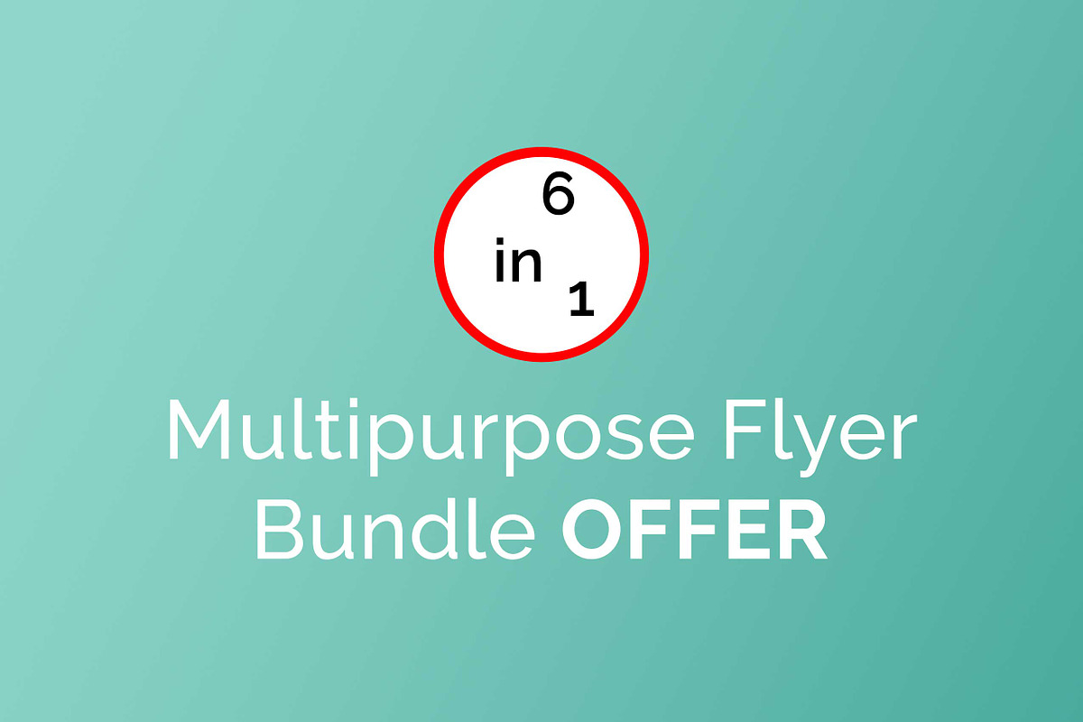 Multipurpose Flyer Bundle Offer, a Flyer Template by Proshanta Sarker (Photo 1 of 11)