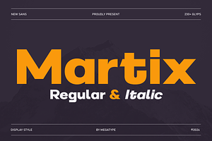 Martix | Sans Serif Font