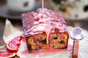 Blush orange and dark chocolate cake, a Food & Drink Photo by Kate S