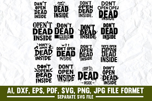 Halloween typography svg, Zombie svg