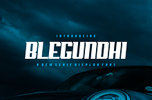 Blegundhi - Font