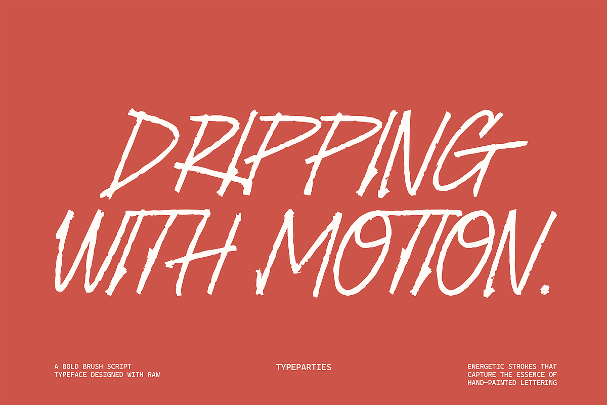 Strikes - Handwritten Brush Font, a Handwritten Font by Typeparties (Photo 2 of 12)