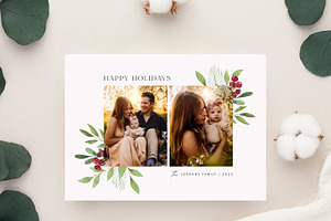 Christmas Card Template CD412