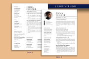 Professional resume template, a Resume Template by VictoriousVita (Thumbnail 3 of 8)