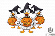 Goose Halloween Fall PNG, an Illustration by Designking (Thumbnail 1 of 4)