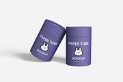 Paper Tube Mockup, a Product Mockup by bimockup (Thumbnail 4 of 6)