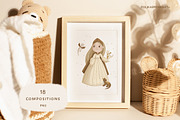 Fairytale - magic clipart & patterns, an Animal Illustration by polikarpovaart (Thumbnail 3 of 16)