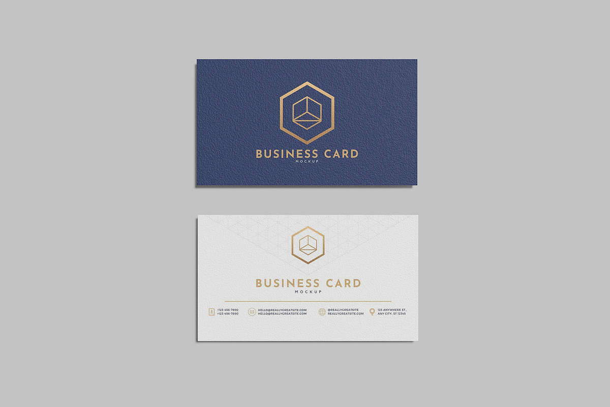 Business Card Mockup, an Advertising Mockup by Graphiculon (Photo 5 of 11)