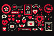 28 Love Badges & Elements, an Object Graphic by Parisa-Artstudio (Thumbnail 5 of 5)