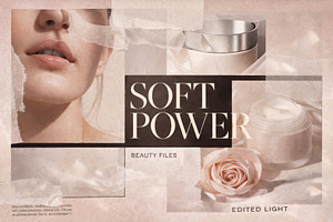 Collage of cosmetic products with a, a Photo by Dvoevnore photos