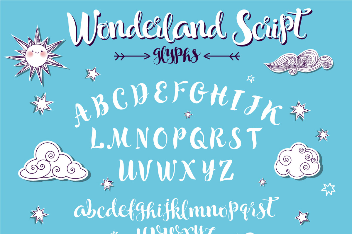 Wonderland Script + Vector Set preview 3
