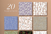 Golden & Mistletoe Charm, a Pattern Graphic by MSNTY STUDIOX (Thumbnail 4 of 26)