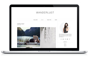 Responsive WP Theme - Wanderlust