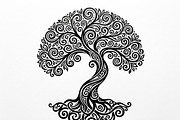 Elegant dream tree silhouette design, a Healthcare Illustration by Amazin_art (Thumbnail 36 of 49)