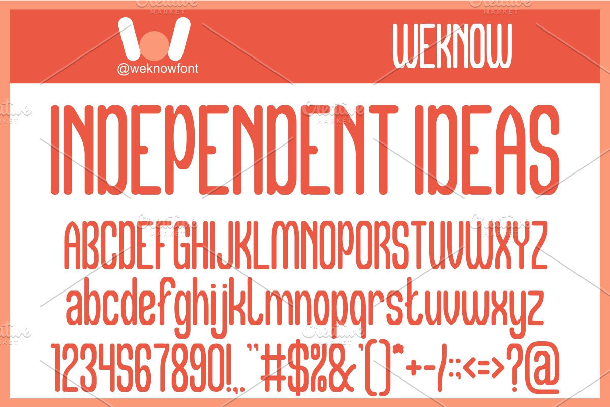 Different Logic font, a Sans Serif Font by weknow (Photo 4 of 8)
