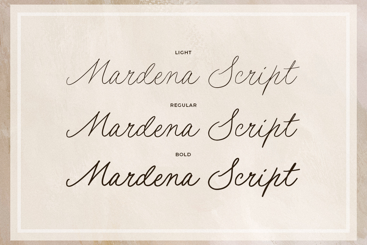 Mardena - Casual Handwritten Script, a Script Font by Sarid Ezra (Photo 5 of 12)