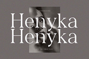 Henyka – Stylish Serif Font, a Serif Font by BrandSemut (Thumbnail 1 of 8)