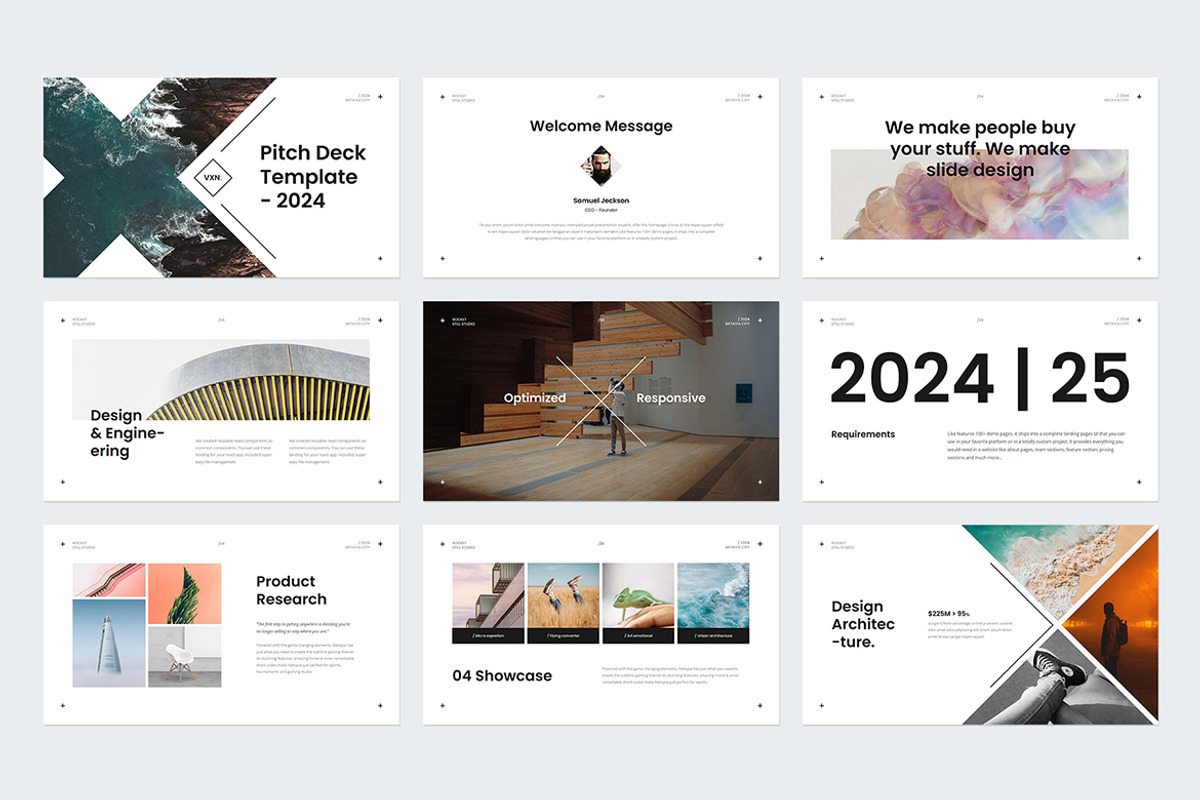 Miler Presentation Template Design, a Presentation Template by Rocketstill (Photo 2 of 5)