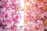 Butterflies Floral Backlit Backdrop, a Background Photo by Winwin Design Art (Thumbnail 2 of 6)