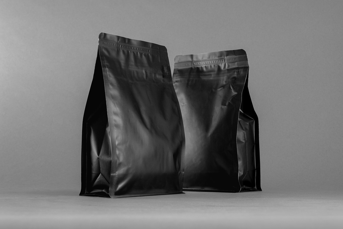 Stand Up Coffee Bag Mockups, a Packaging Mockup by Dopestype (Photo 3 of 7)