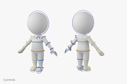 Cute Stickman In A-Pose CAT Rig, a Characters & Person 3D Model by VK Studio (Thumbnail 11 of 19)