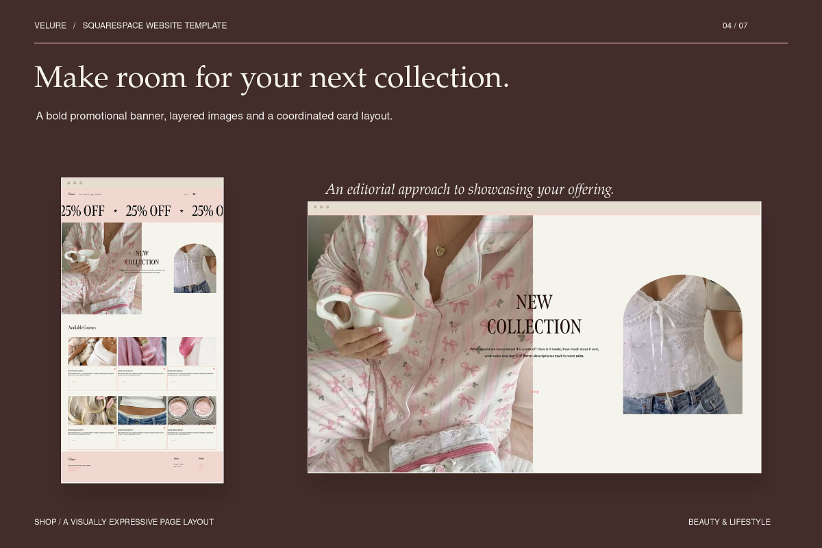 Squarespace Website for Bloggers, a Squarespace Template by Layl Atelier (Photo 4 of 8)
