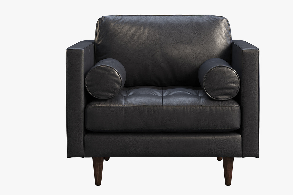 Briar Leather Chair brown and black, a Furniture 3D Model by 3dmitruk (Photo 11 of 24)