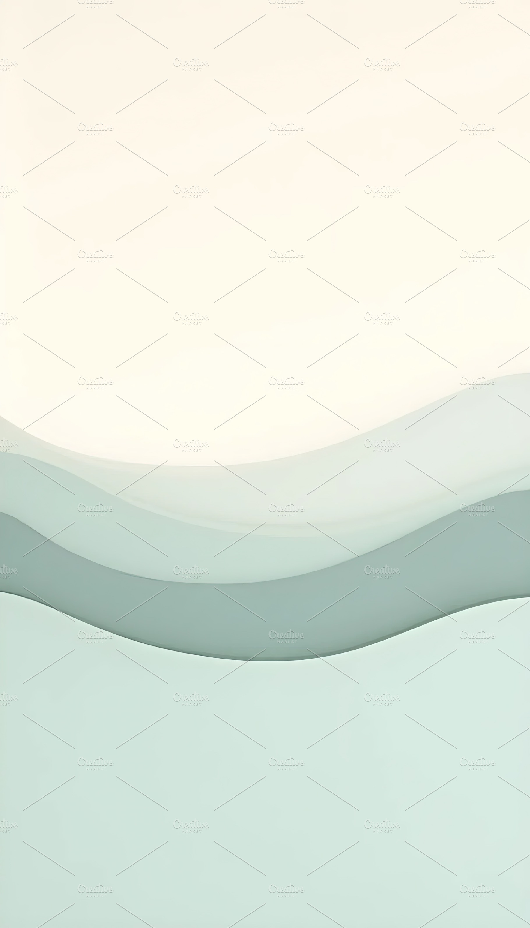 Pastel River Flowing Flat Papercut S, a Photo by LOGOCREATIVE