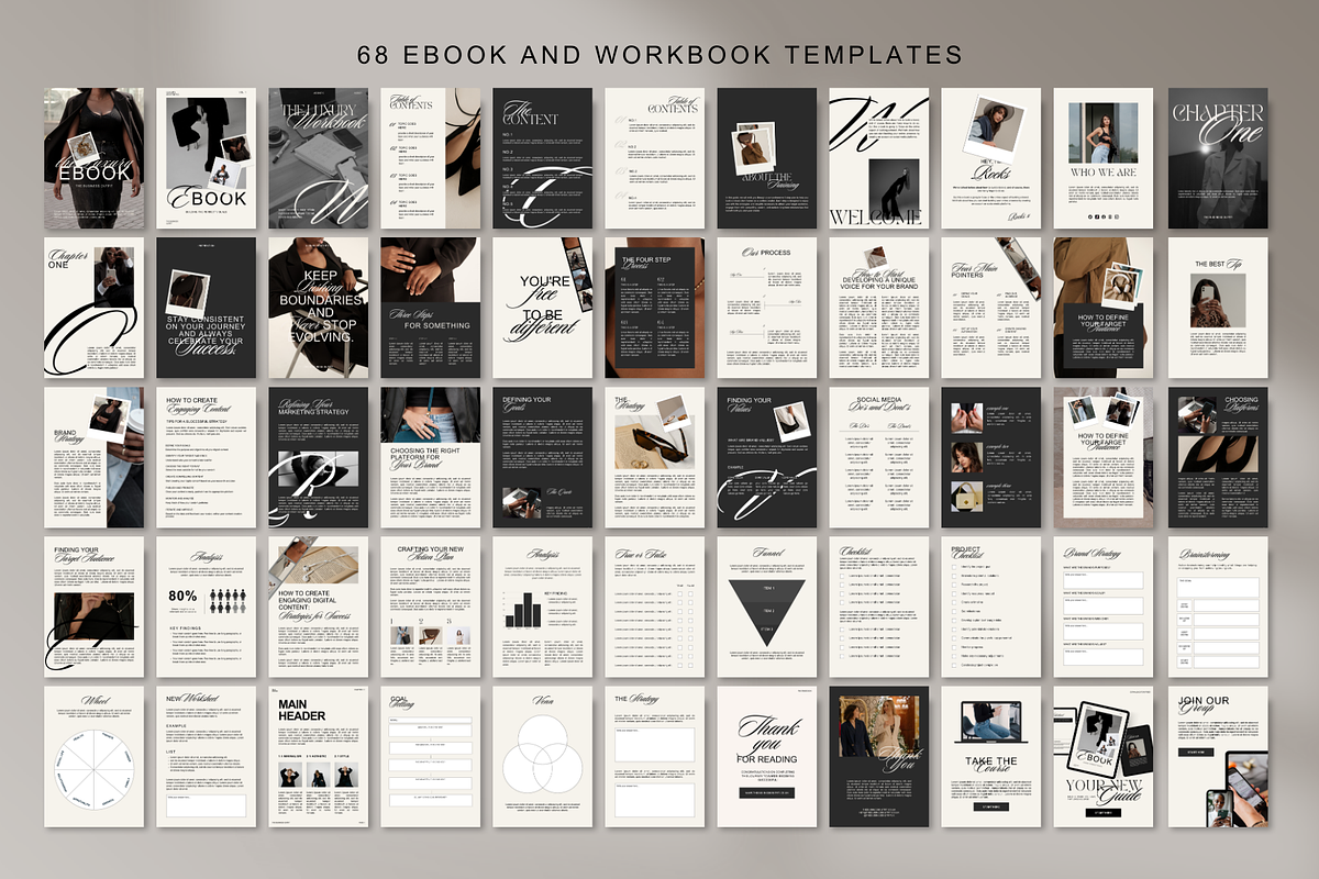 Canva | Luxury Ebook & Workbook, a Templates & Theme by thebusinessoutfit (Photo 2 of 14)