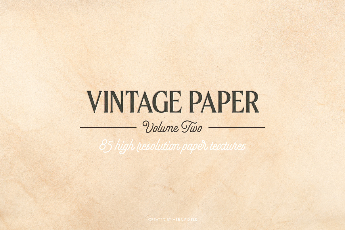 Vintage Paper - Volume Two, a Texture Graphic by Mera Pixels (Photo 1 of 8)