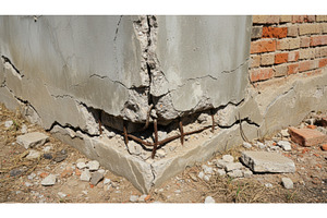 Close up view of damaged concrete, an Industrial Photo by Igor Tichonow