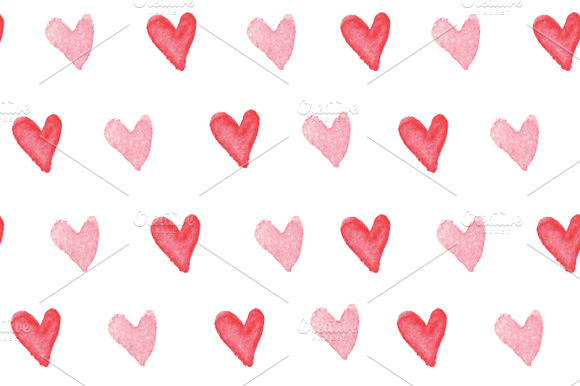 Vector Watercolor Seamless Pattern.