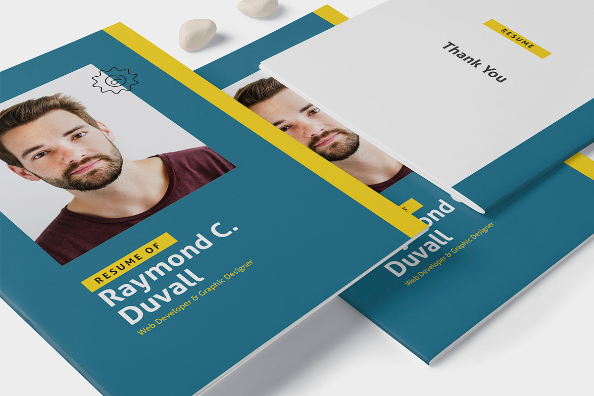 Resume CV Booklet (10 Pages), a Resume Template by Graphic Template (Photo 7 of 7)