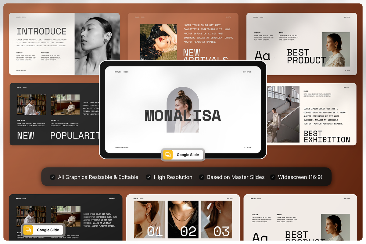 Fashion Catalogue Google Slide, a Presentation Template by Annora Studio (Photo 1 of 5)