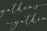 Gettins - Modern Calligraphy Script, a Script Font by Nirmana Visual (Thumbnail 12 of 14)