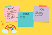 Flora Sticky Notes Font, a Script Font by FontDuo (Thumbnail 3 of 6)